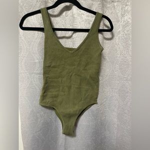 Tank top body suit green